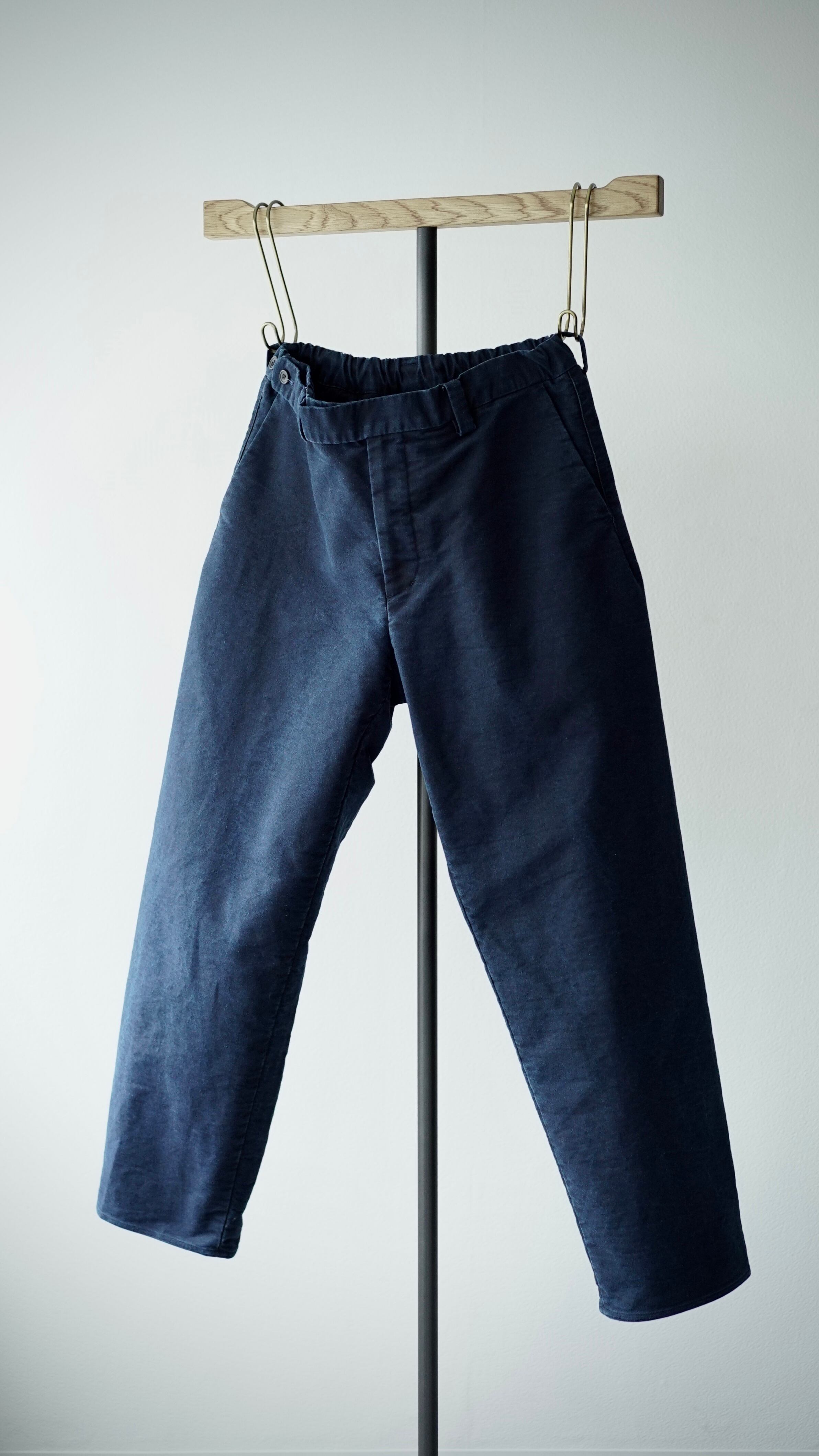 Indigo Moleskin / Seamless Slacks(INDIGO) | C O L I N A