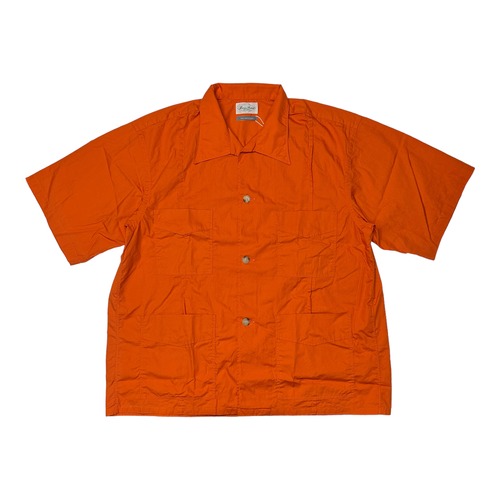 【Marvine Pontiak Shirt Makers】Bubbly SH(Blood Orange)〈国内送料無料〉ラスト1点※メーカーの意向によりオンラインストアでのカート機能でのご注文不可となります。