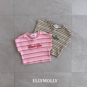 [ELLYMOLLY] Jelly Wave Crop Top +fee2 / [엘리몰리] 젤리웨이브크롭탑