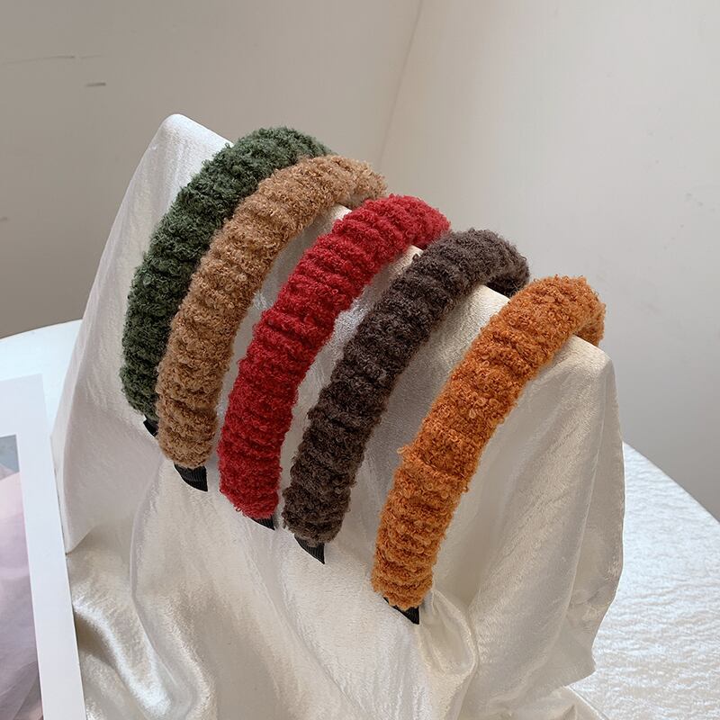 オータムウィンターヘアバンド スタンダード レトロ 秋物 冬物 ヘアアクセサリー ブラック・アイド・ピーズ35986720789