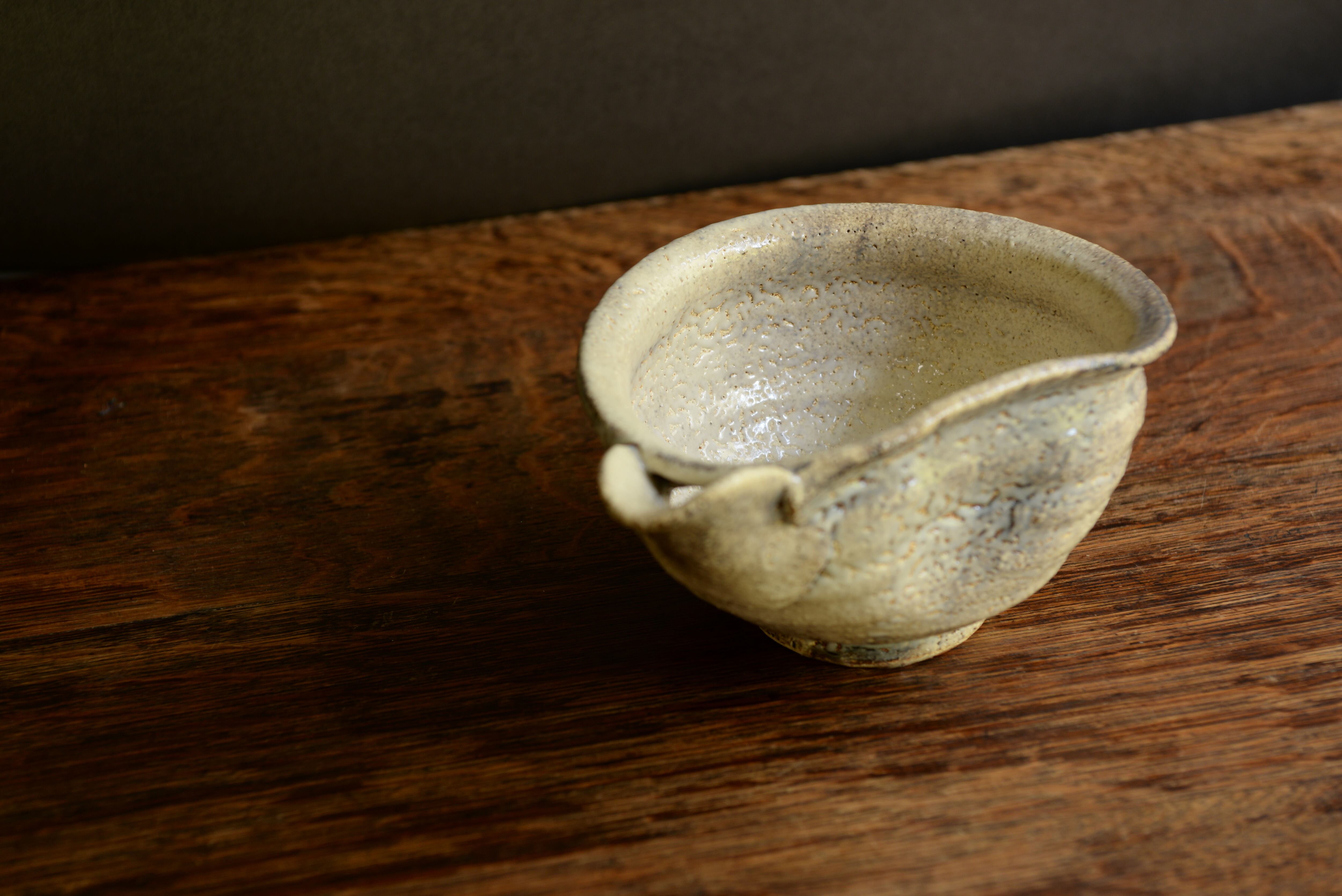 熊谷雅博作陶 かいらぎ片口鉢（13.5×18.5 H9） | 葉山時間