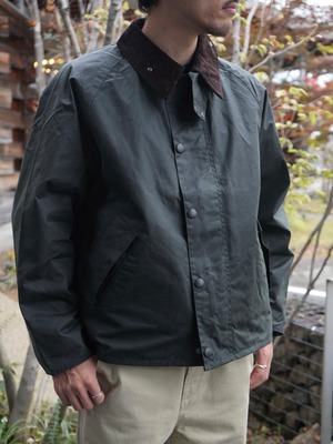 Barbour バブアー【 TRANSPORT Wax Short Jacket Over Size Fit 】