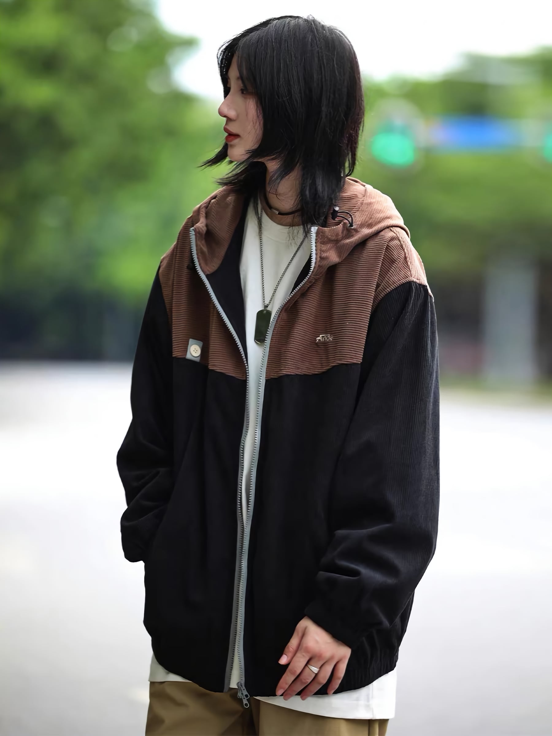 コーデュロイフーディジャケット / Corduroy Hoodie Jacket