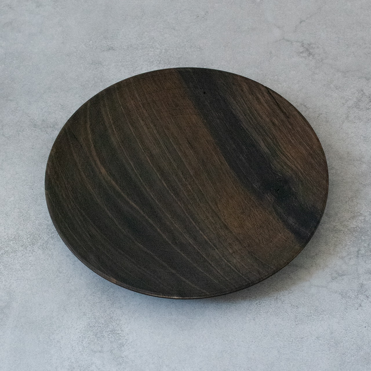 日常のパン皿｜風格漂う鉄染め｜椎の木