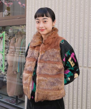 【ご予約】”Chloe”fake fur vest