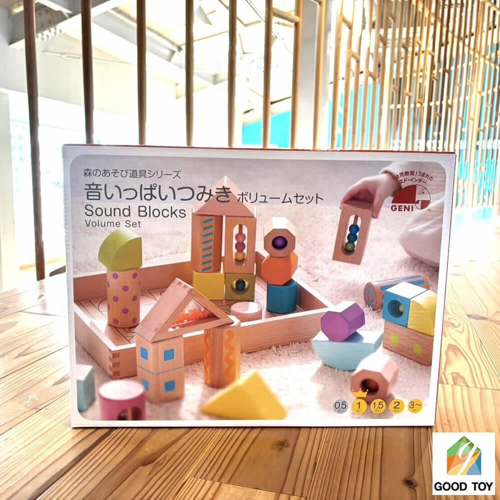 音いっぱいつみきボリュームセット【グッド・トイ2023 受賞】（対象