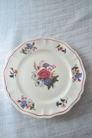 Sarreguemines France Agreste Plate (L) / 1970s