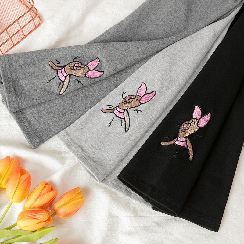 【新作】【送料無料】 マタニティウェア2020秋と冬の新しいファッションピギー刺繍妊娠中の女性のレギンス、オールマッチの妊娠中の女性の腹リフトレギンス-アリババ オータム 秋物 ウィンター 冬物 expec257443909336