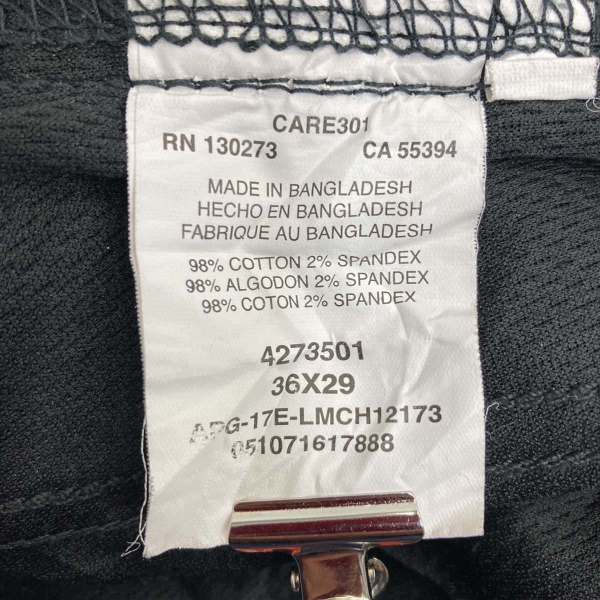 Lee チノパン W36 リー ビッグサイズ ブラック 古着卸 アメリカ仕入