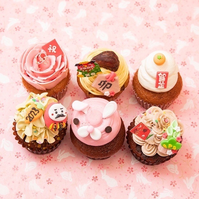 お正月限定カップケーキ6個セット