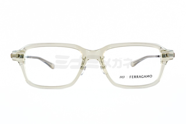 999.9×Ferragamo メガネ SF9021 254 コラボモデル アジアンフィット スクエア 眼鏡 オシャレ ブランド フォーナインズ フェラガモ 鯖江 日本製 正規品-2枚目