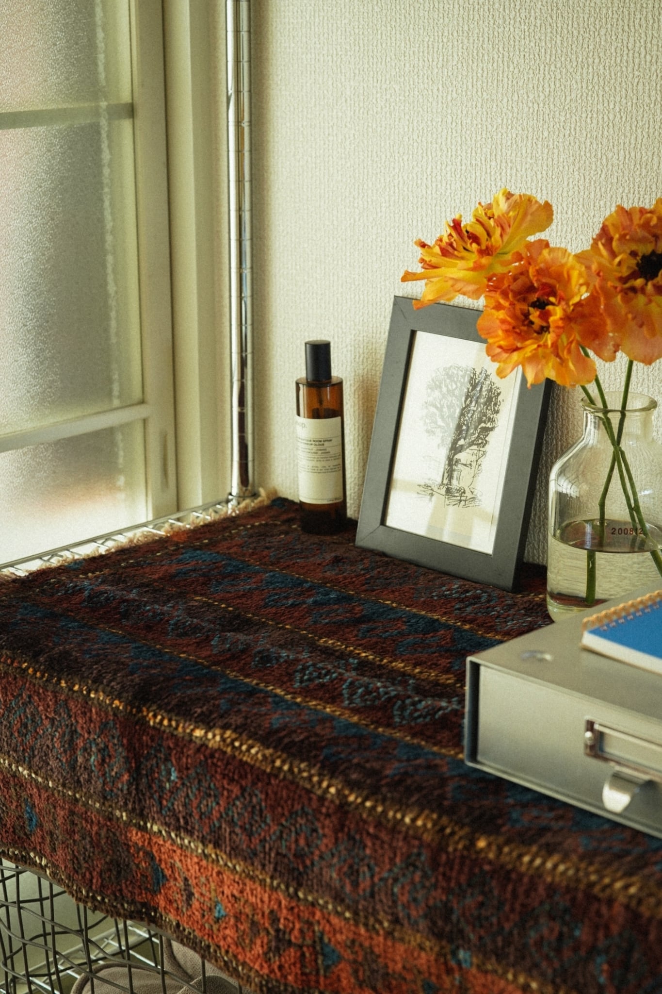 1305-Semi Antique Baluch rug