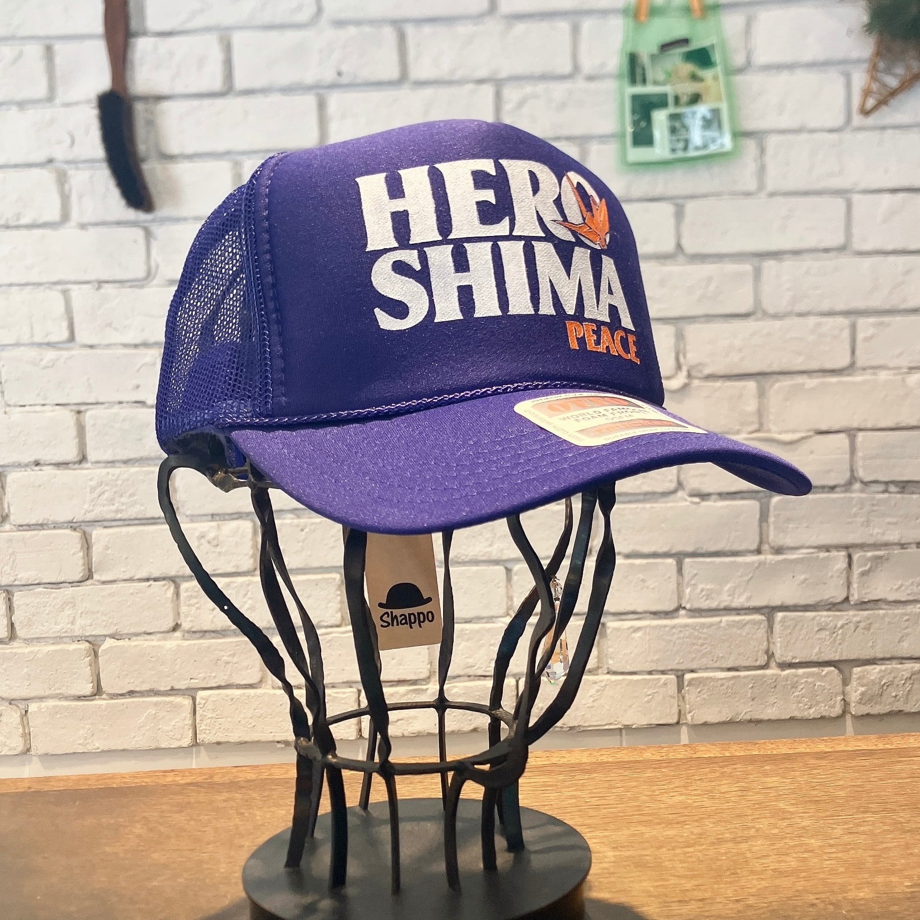 平成30年7月豪雨 災害チャリティ HEROSHIMA peace メッシュキャップ