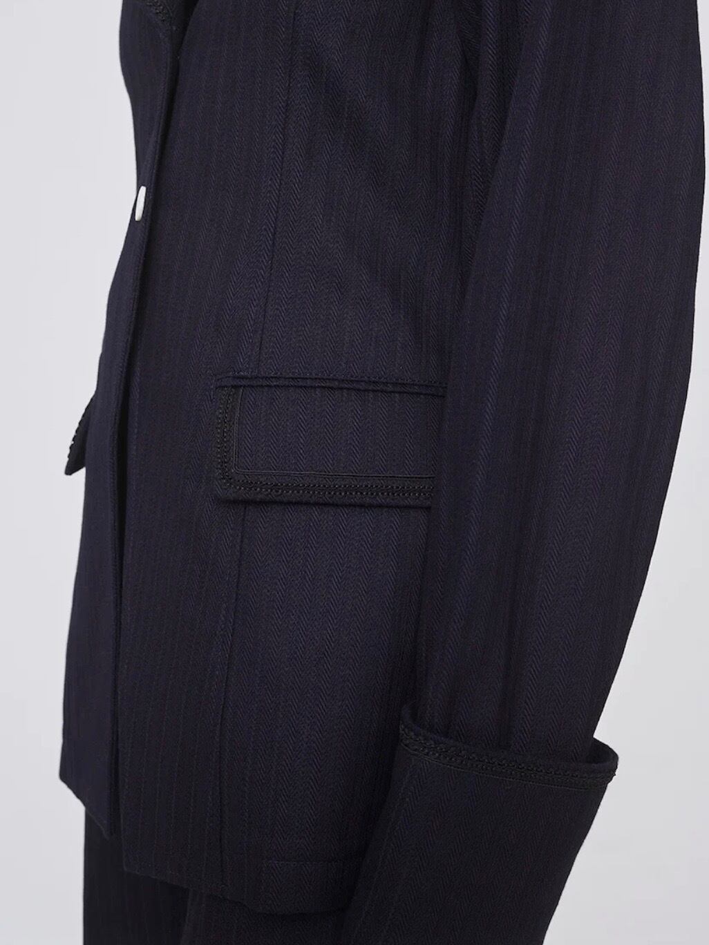 26AW | WOMEN】FETICO フェティコ / ジャケット/ STRIPE JAQUARD DENIM