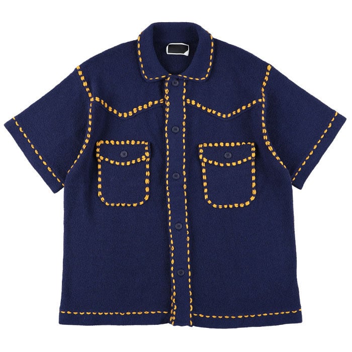 トップス Phingerin pg1 PHINGERIN フィンガリン / SUMMER PG1 WESTERN SHIRT (navy