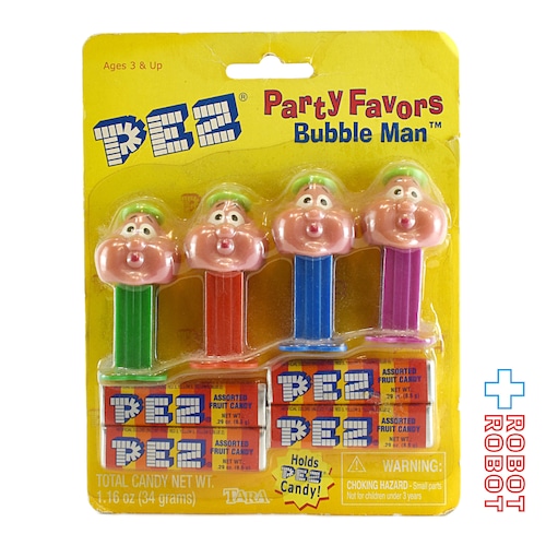 ミニPEZ パーティー フェイバーズ バブルマン 未開封