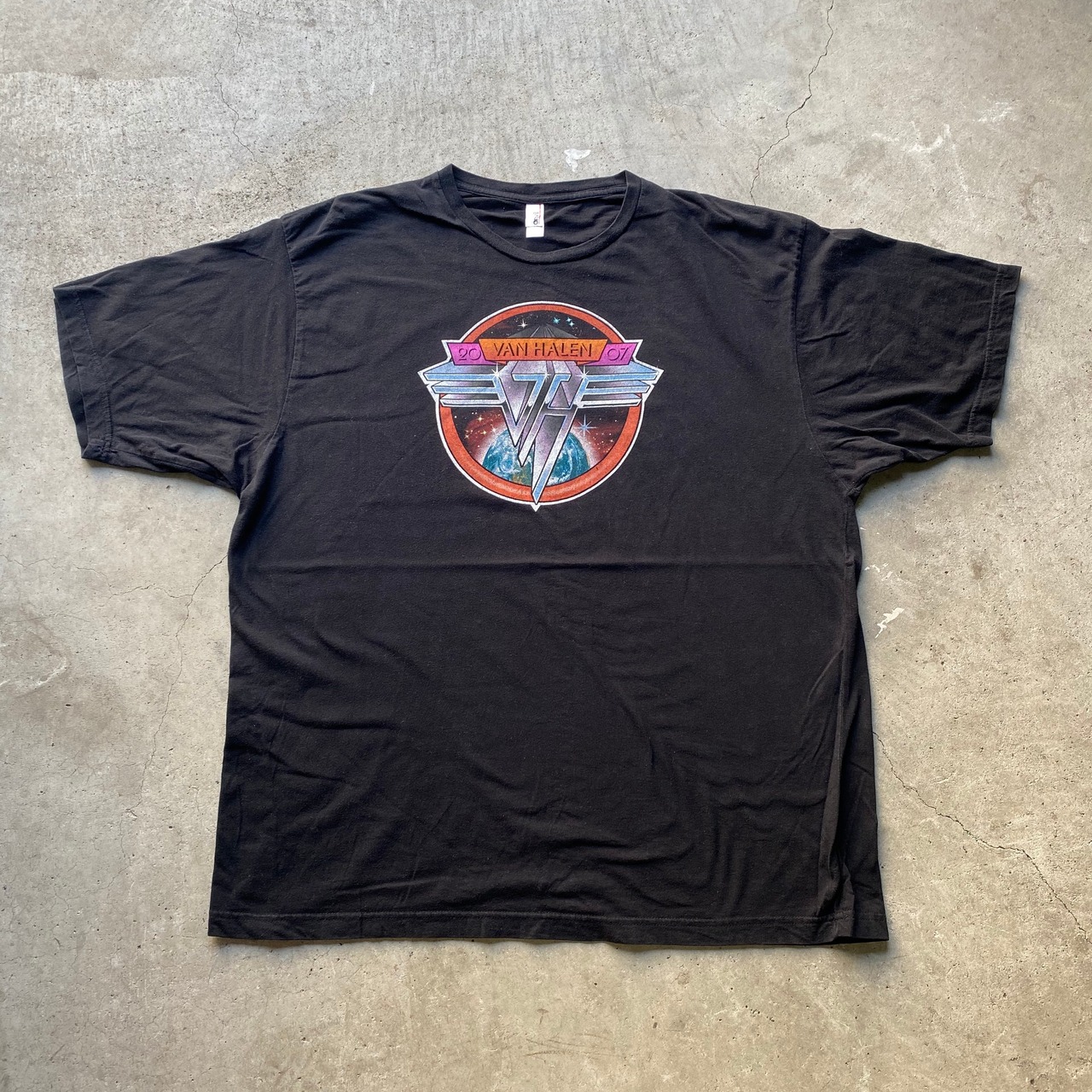 VAN HALEN ヴァンヘイレン TOUR 2007 バンドTシャツ メンズ2XL 古着【T 