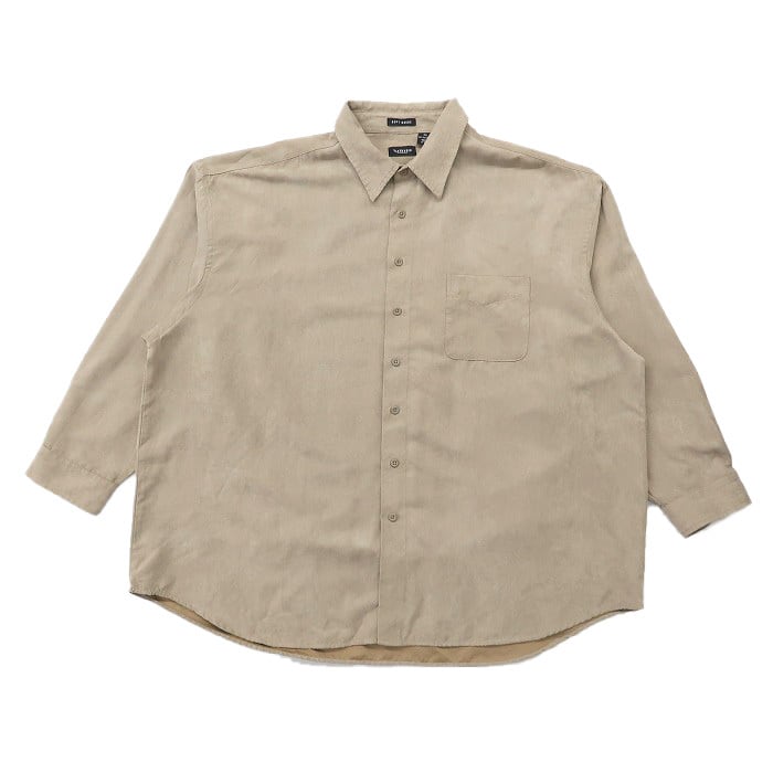 【VANHEUSEN フェイクスエードシャツ XL 海外古着 A529 VANHEUSEN フェイクスエードシャツ XL 海外古着 A529安い 価格