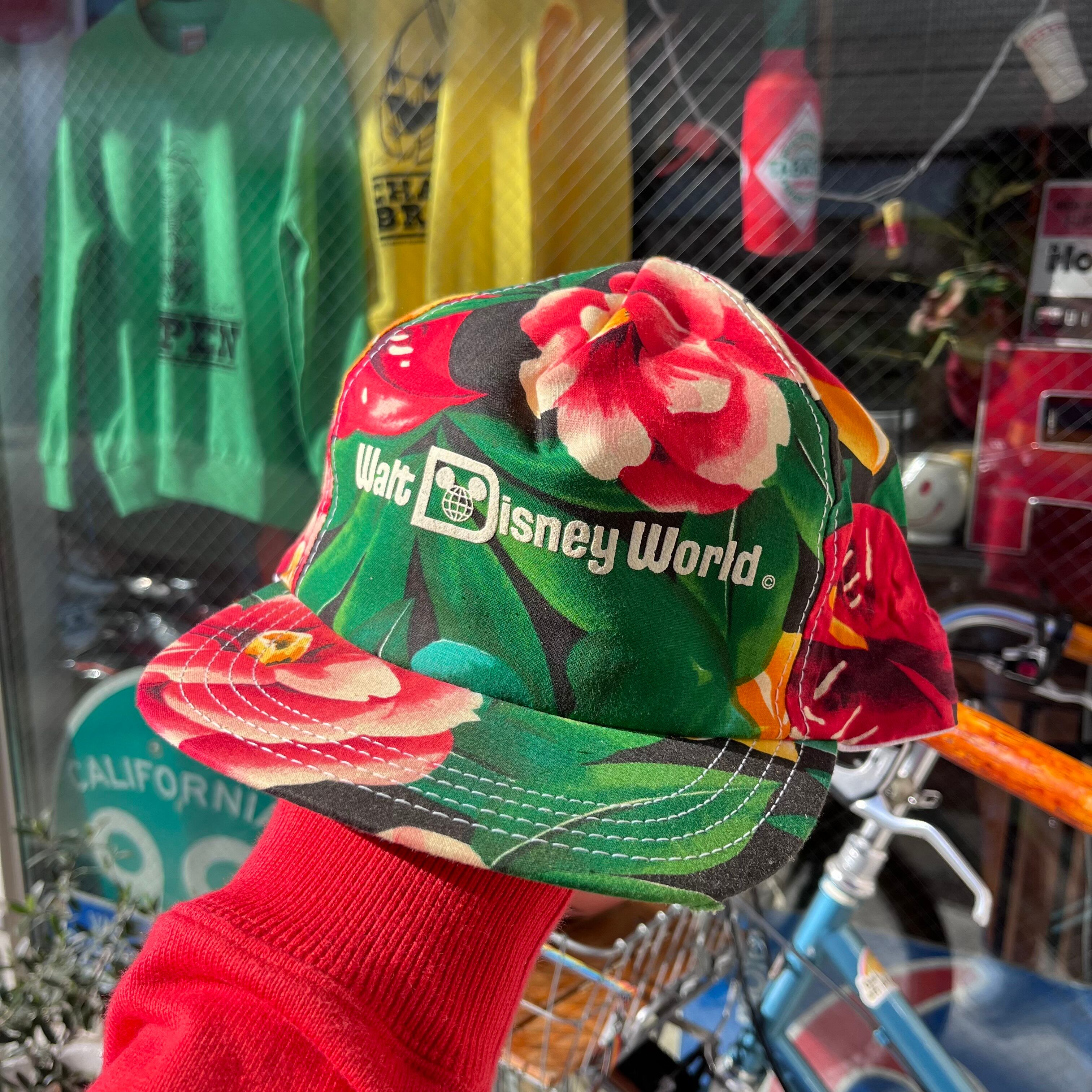 Cica 1990's "Walt Disney World" Flower Tropical Beach Cap