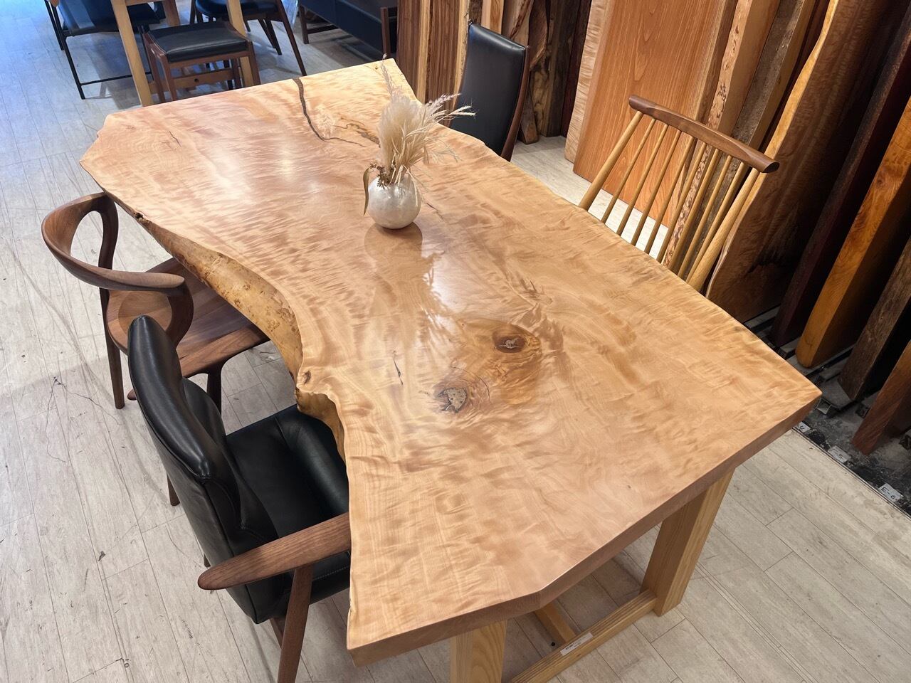 栃（トチ）_1890-1920×970-780-890×54_浅草本店_テーブル天板/一