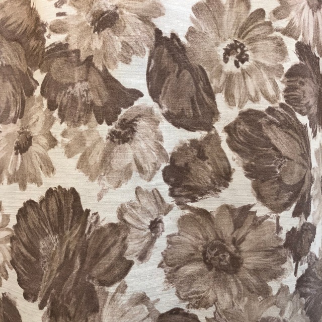 50's flower print tight dress with belt