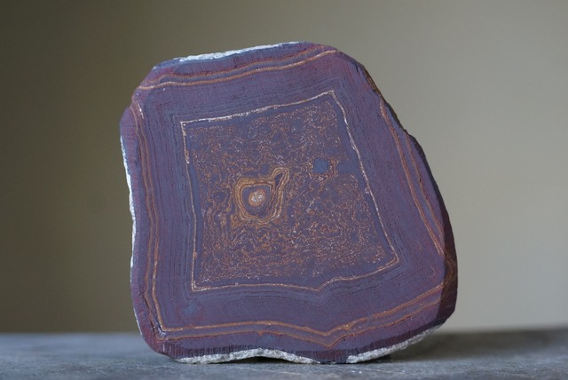 ゴビアゲート スラブ  Gobi Desert Eye Agate 1