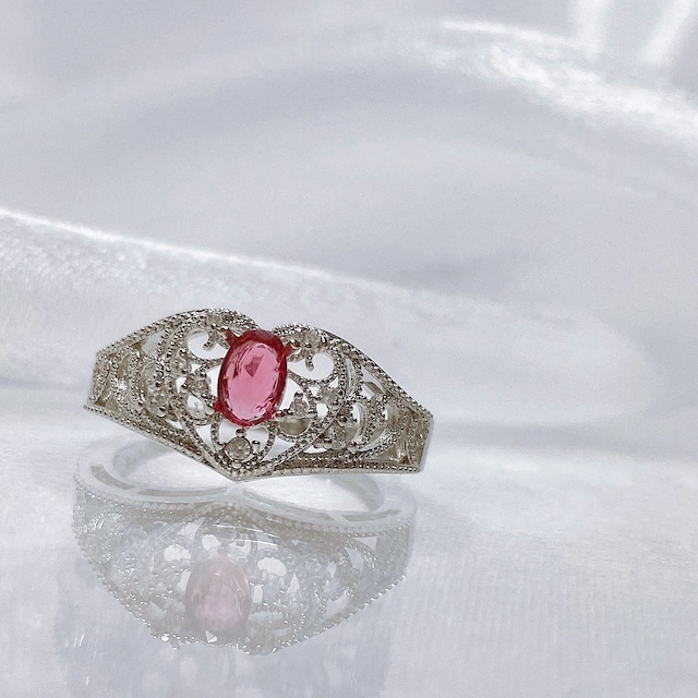 lace heart ring
