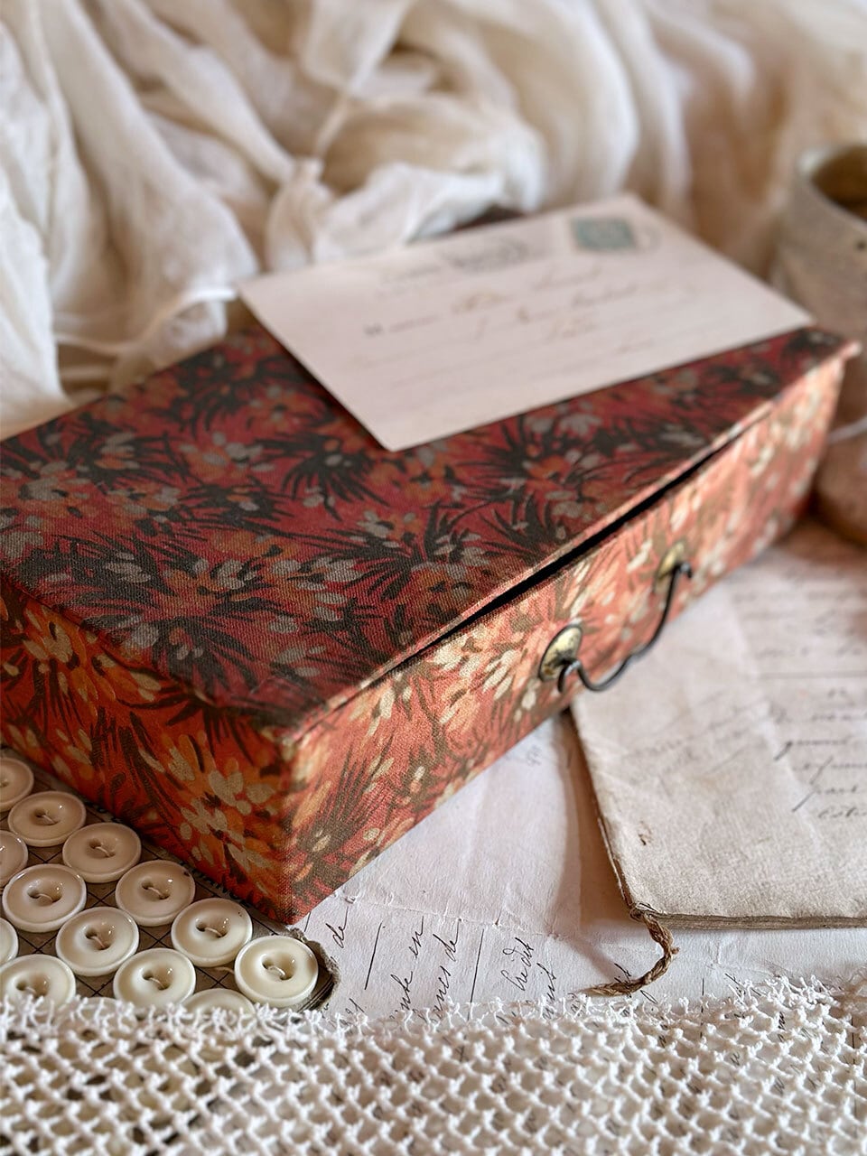 紙箱 | Brocante de La Cocotte (フランスアンティーク・ドライ 紙箱 | Brocante de La Cocotte (フランスアンティーク・ドライ