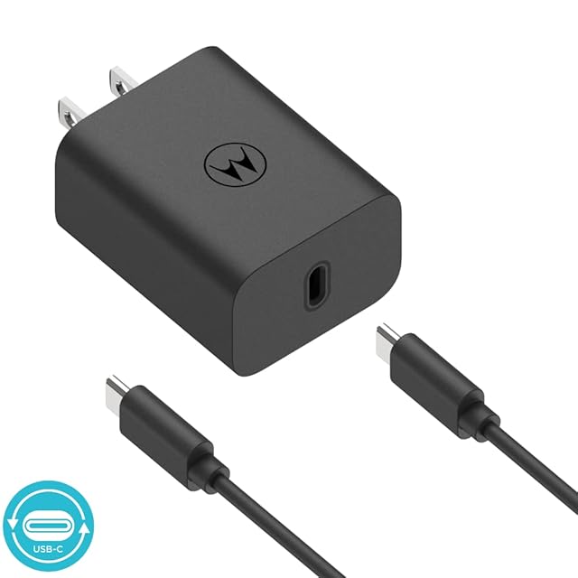 モトローラ 純正ACアダプタ ターボパワーチャージャー30W 1m USB-C to