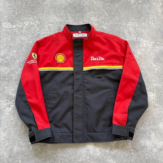 【shell】 非売品 HELIX FERRARI 企業系 ワークジャケット a90a75ce9da7d1180301a607de8b50
