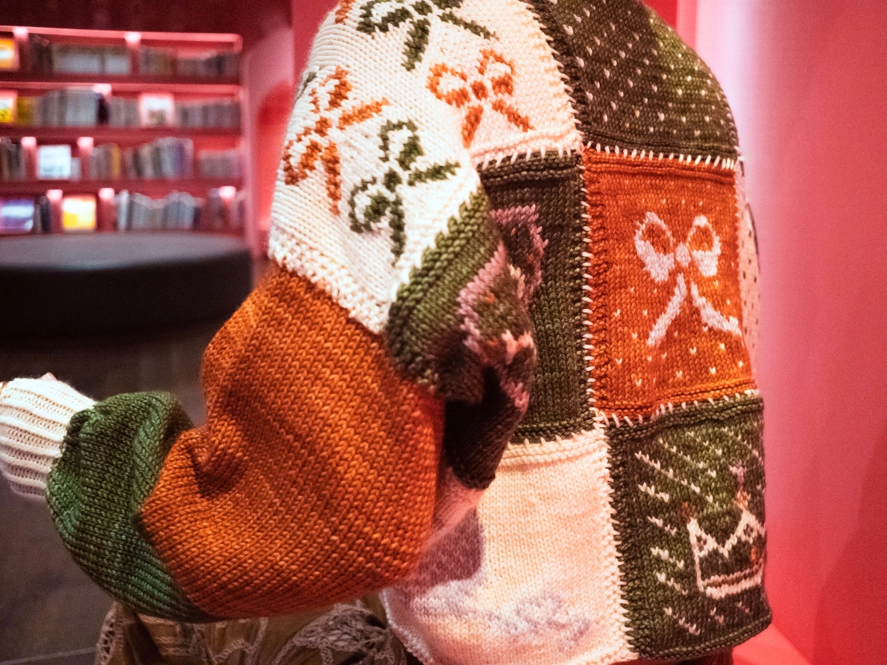familiar 雪だるま刺繍 カーディガン80とボトムスのセット 超美品 