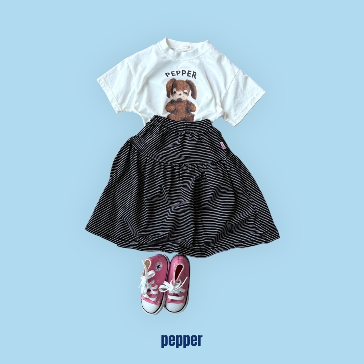 【取寄/韓国直送】PEPPER  26/SM ロングロングスカート