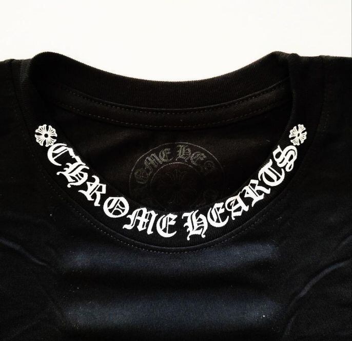 クロムハーツ ネックロゴ ショートスリーブ ポケット Tシャツ CHROME HEARTS クロムハーツ ネックロゴ ショートスリーブ