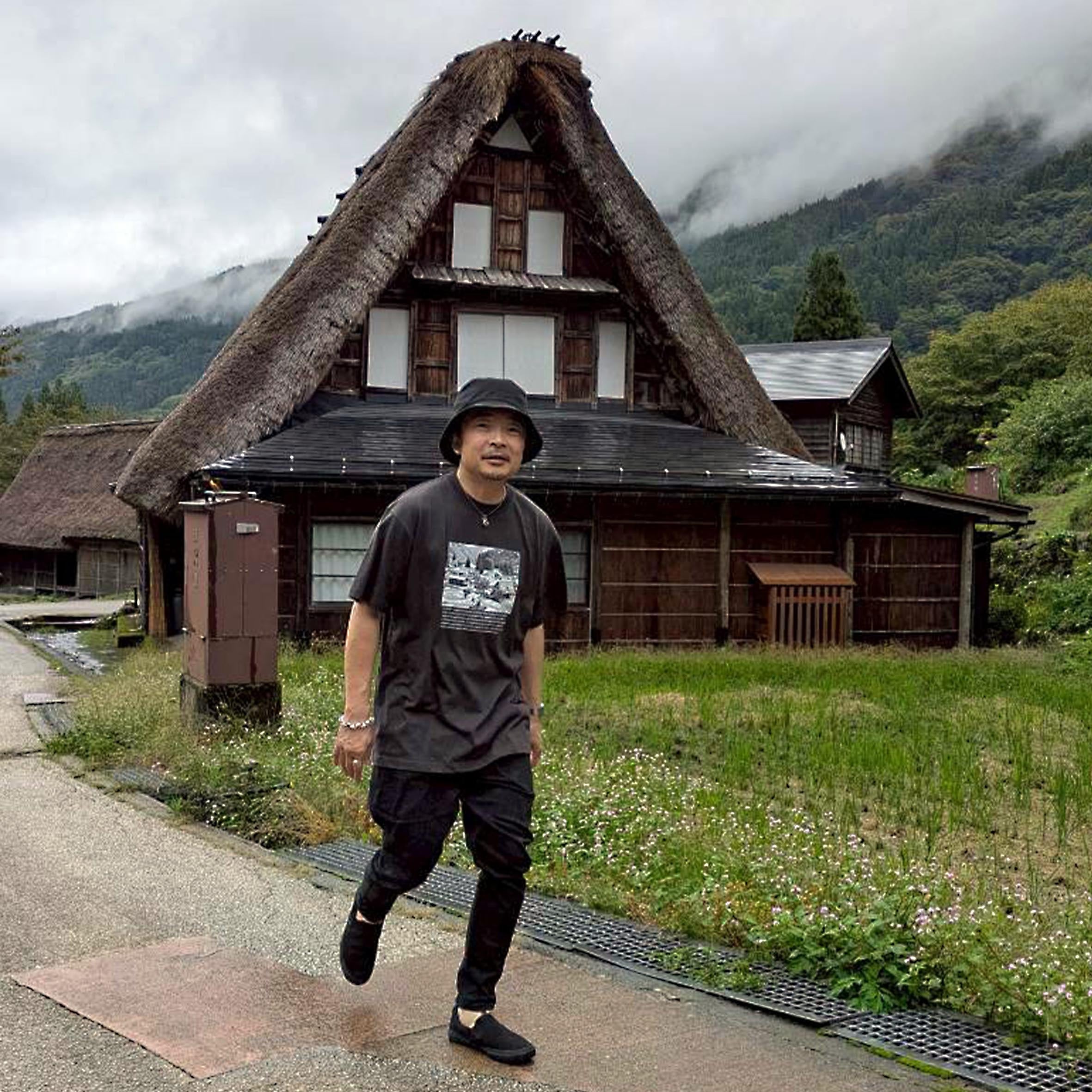 【富山百景シリーズ】世界遺産 五箇山Tシャツ【南砺市】