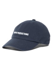 Hard Twist Yarn 6 Panel Cap - Navy -