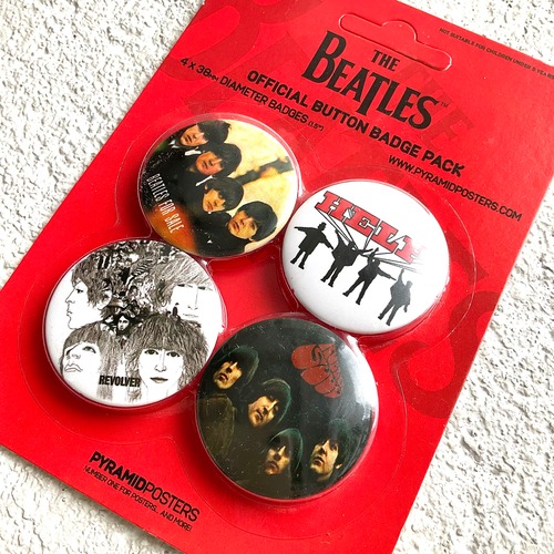 ｱｸｾｻﾘｰ＜ﾊﾞｯｼﾞ　THE BEATLES　 4Pバッジセット