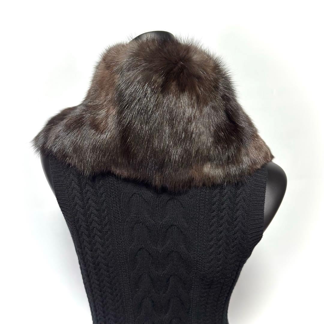 【黒貂】RUSSIAN SABLE ロシアンセーブル リアルファー ショール SOBOL】ファーストール ロシアンセーブル 黒貂 King of Furs | KS JAPAN