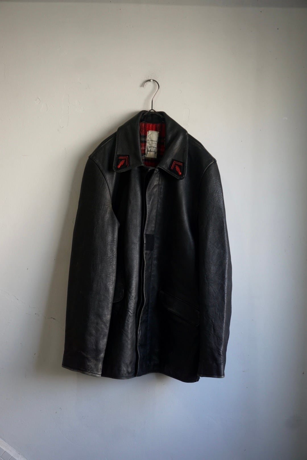 ジャケット・アウター 80's France fireman leather jacket french fireman leather jacket | naname