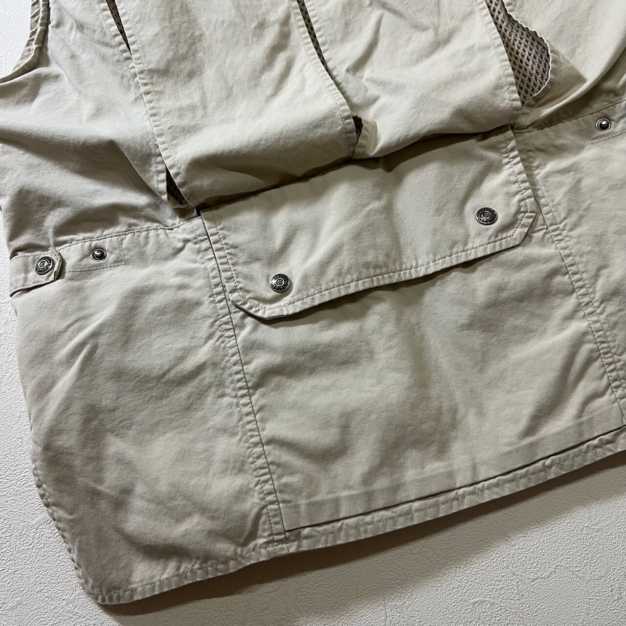 BANANA REPUBLIC メッシュ エポレット 多ポケット フィッシングベスト