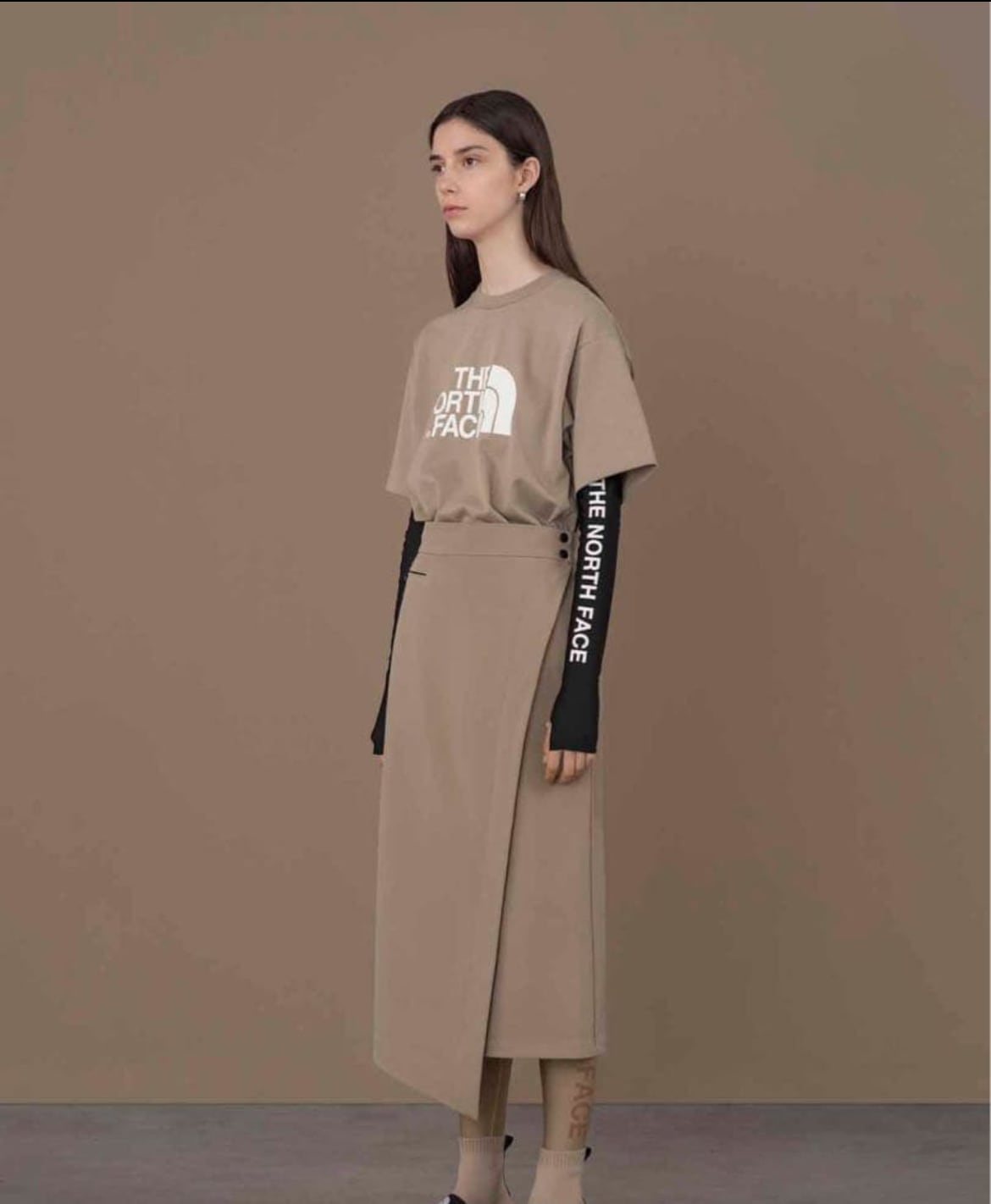 HYKE × THE NORTH FACE Tec Box Rap Skirt HYKE x The North Face SS19