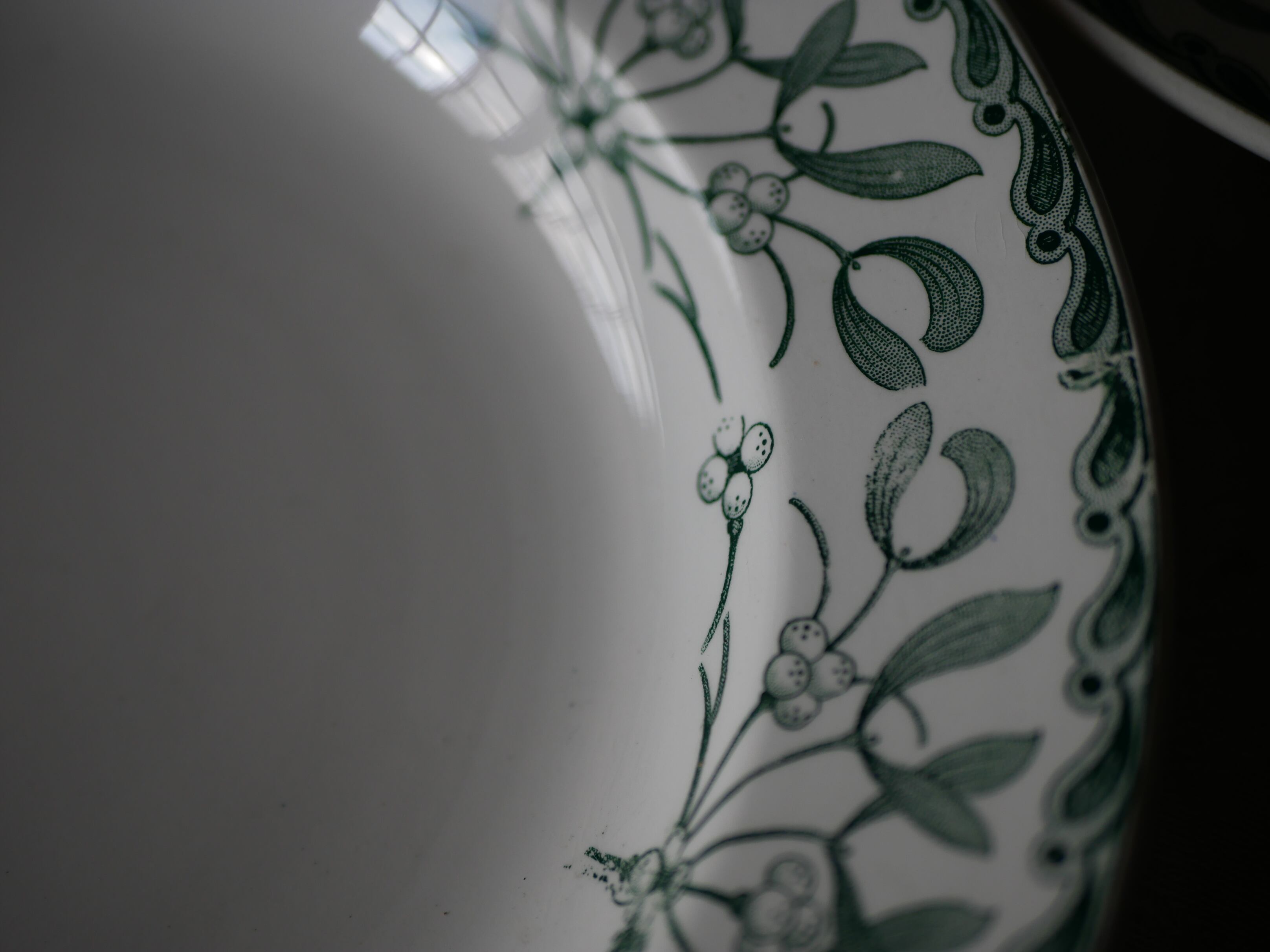 宿り木 プレート 深皿 フランスアンティーク ヤドリギ | フランス