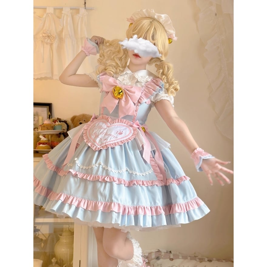 メイド服 3点セット ベビードール かわいい コスプレ 衣装 メイド