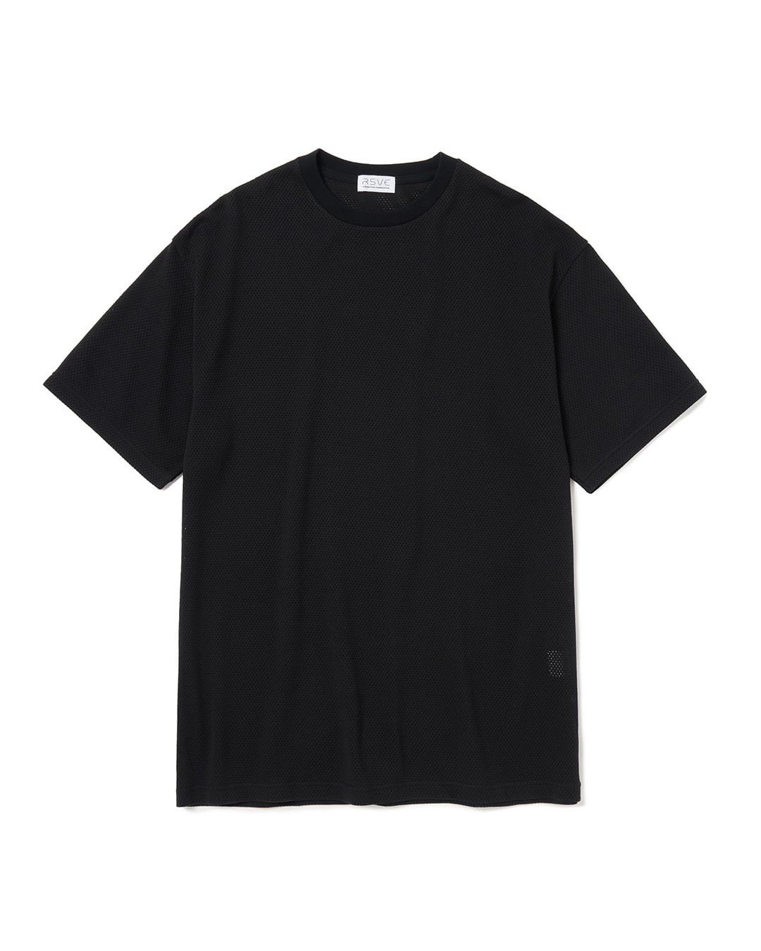 【先行予約】RSVE “Cotton Mesh Tee” Black