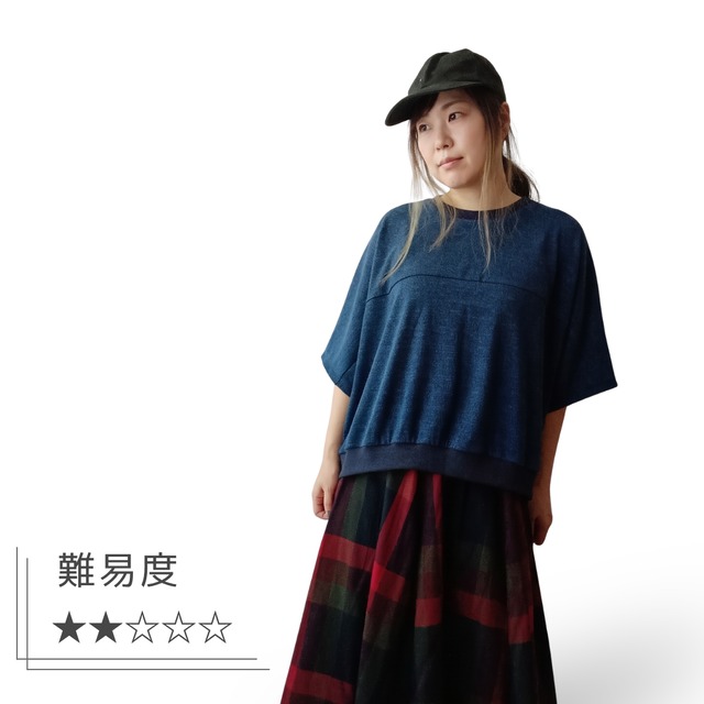 型紙 lady's ドルマンTシャツ ML-051-00FD