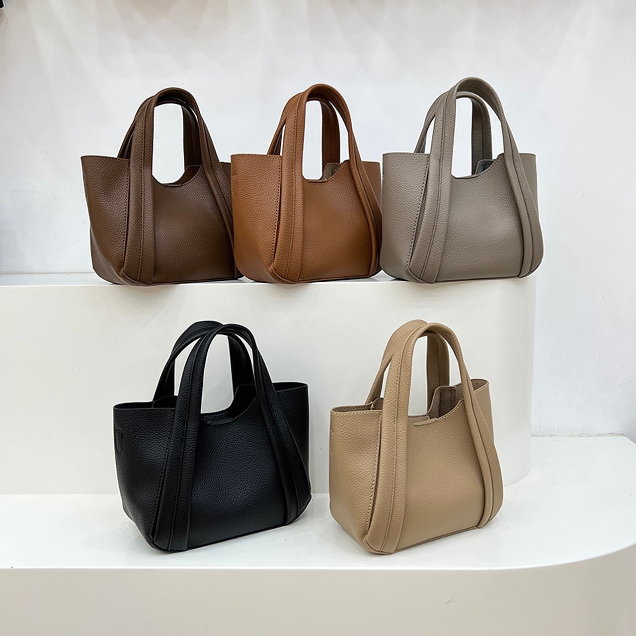 【Kolors like you】 fake leather 2way bag