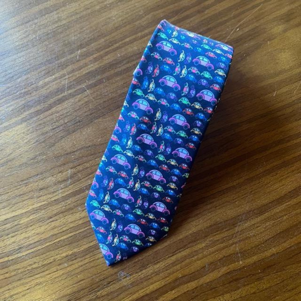 TOPANGA Accessory ヘリテージタイ　Colorful cars　ネクタイ カラフルな車　プレゼント　フォーマル　カジュアル　クラシック　ヴィンテージ　