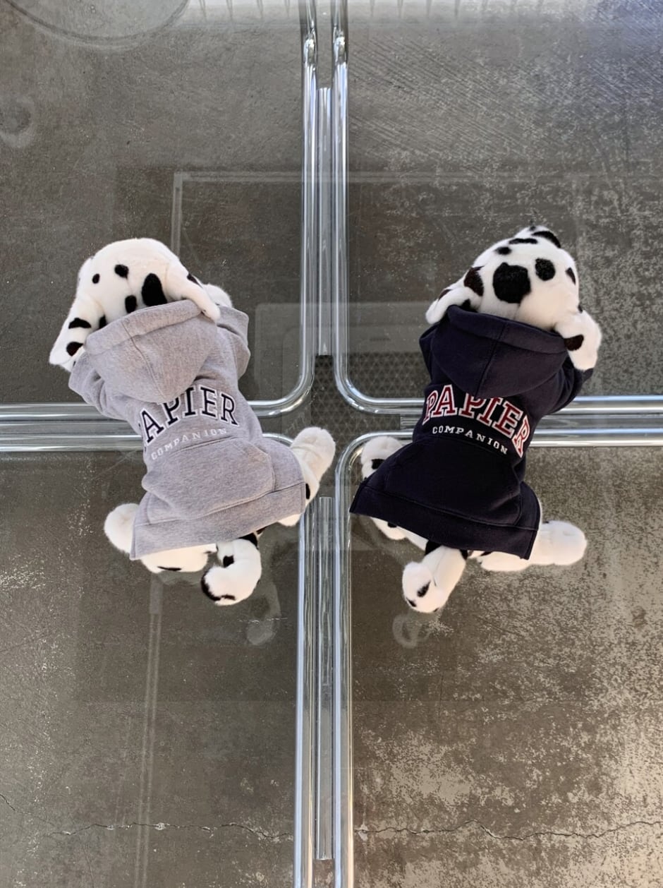 予約【papier】Papier Brushed Hood Tee (2color)