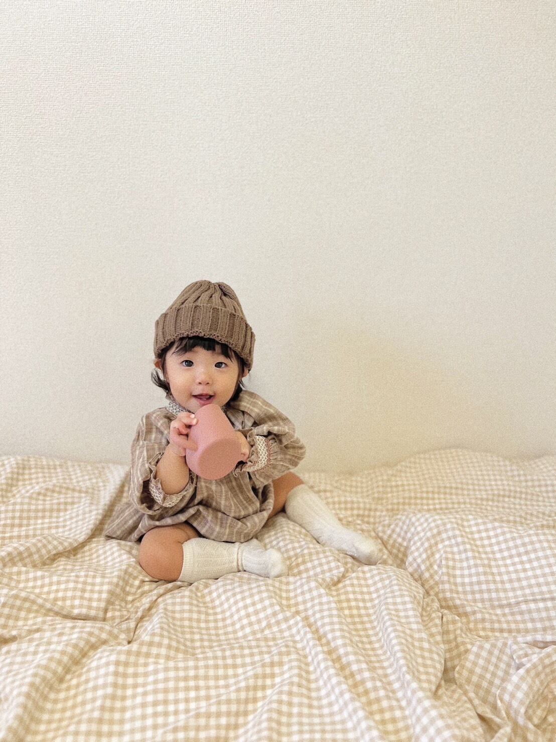 【即納】monbebe / マドレーヌチェックスーツ