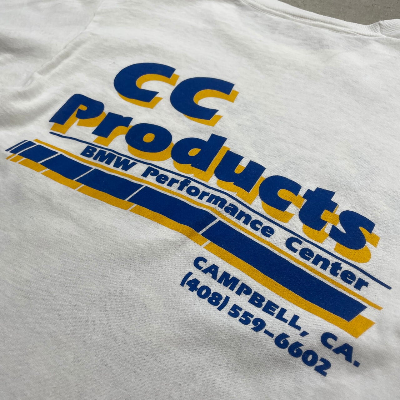 90年代 USA製 企業ロゴ BMW バイク プリントロゴ ロングTシャツ ロンT 