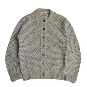 USED 80s Women's L.L.Bean Wool Knit Cardigan -W's Medium 03196